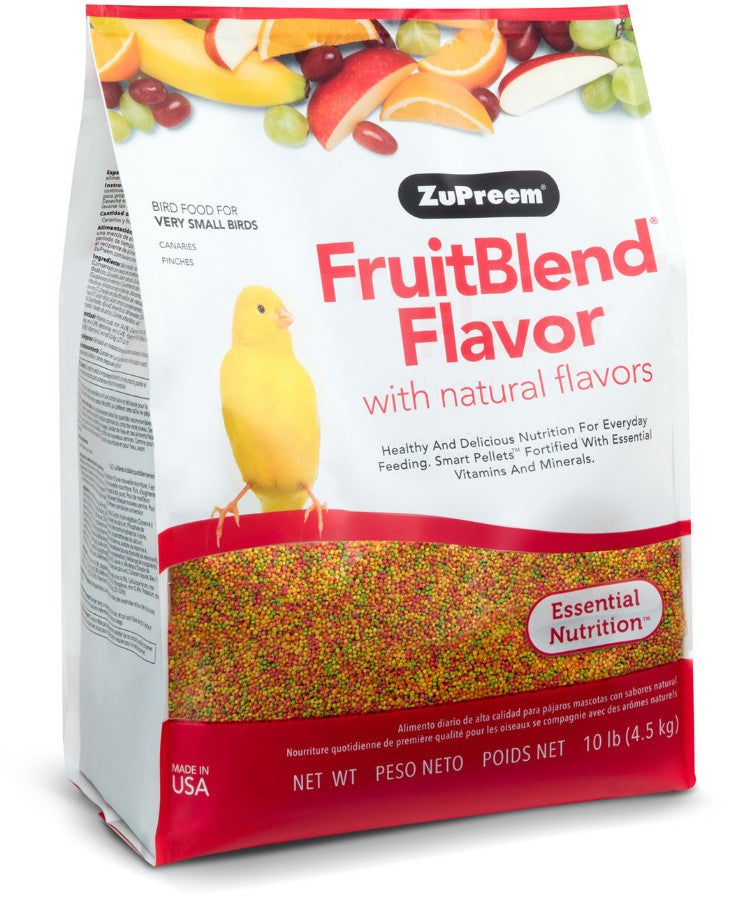 ZuPreem FruitBlend Flavor with Natural Flavors Bird Food for Very Small Birds